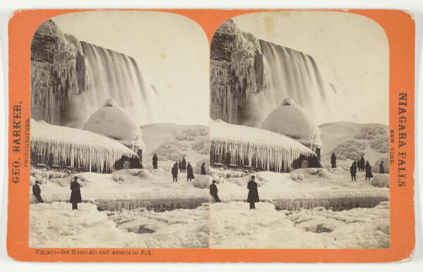 Niagara - Ice Mountain and American Fall, from the series 