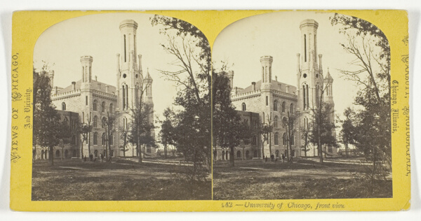 University of Chicago, front view, No. 142 from the series 
