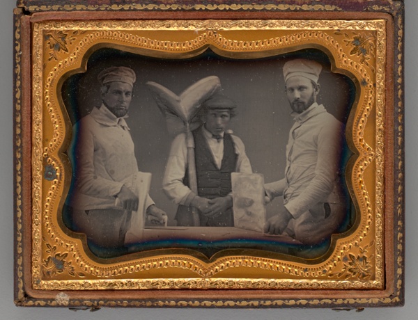 Untitled (Portrait of Three Standing Men)