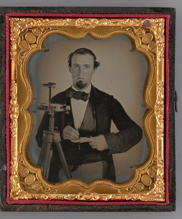 Untitled (Portrait of a Standing Man with a Sextant)