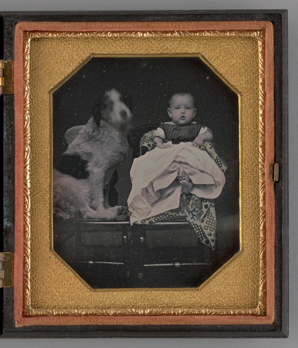 Untitled (Portrait of a Baby and Dog)