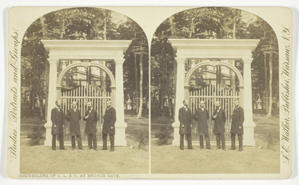 Counselors of C.L.S.C. at Bronze Gate, from the series 