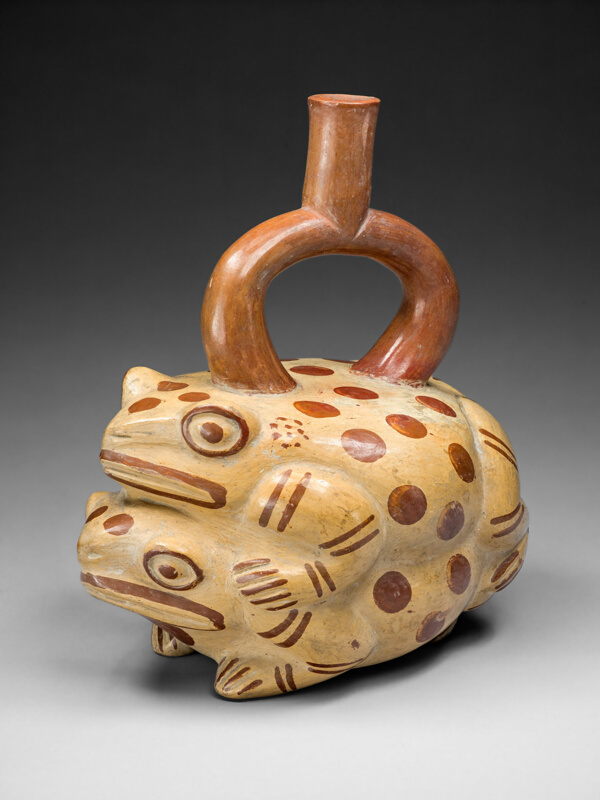 Vessel Depicting Frogs Mating