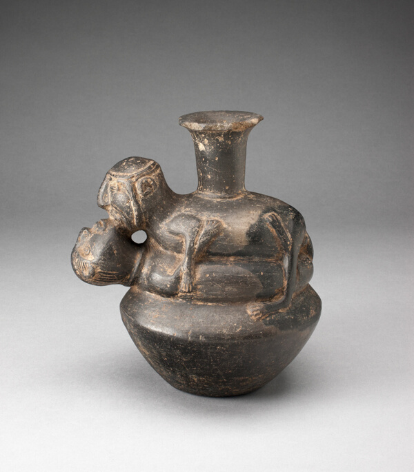 Bottle in the Form of an Amorous Couple