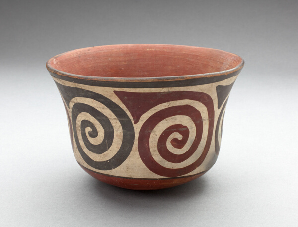 Cup with Repeated Spiral Motifs