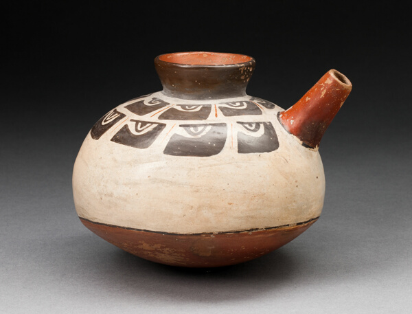 Spouted Jar with Repeated Abstract Motif