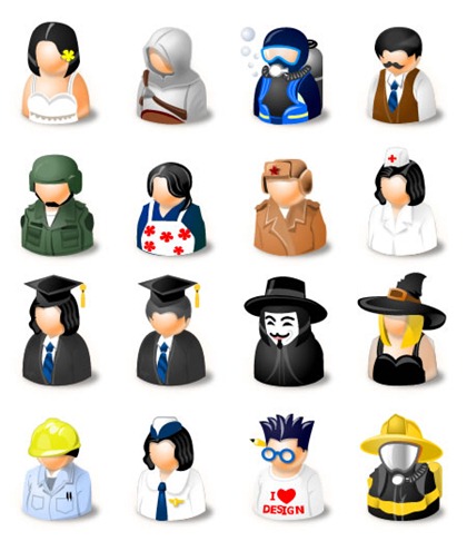 DressUp! Free Avatars Icon Set preview