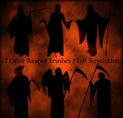 Grim Reaper Design Decal / Sticker Design 1