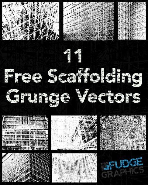 11 Free Scaffolding Grunge Vectors Preview