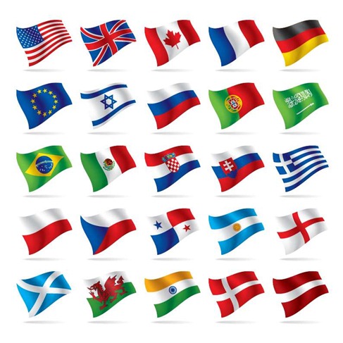 World National Flag Vectors Preview