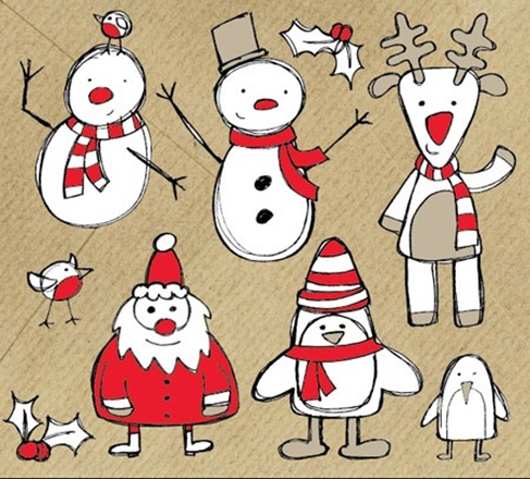ChristmasSketchVectors[1]