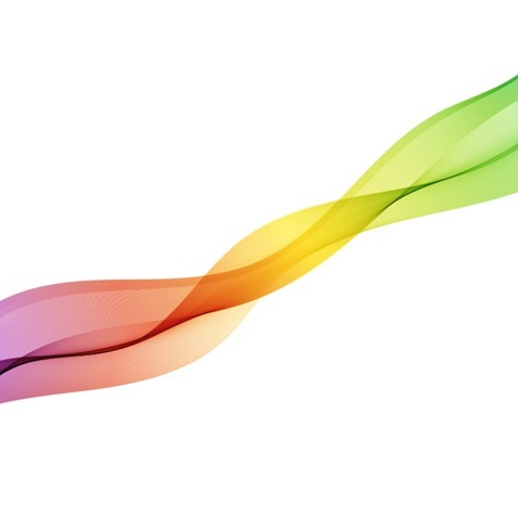 Abstract Motion Smooth Color Wave Vector